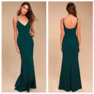 Lulu’s Teal maxi dress